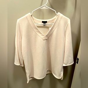Ann Taylor cream business top